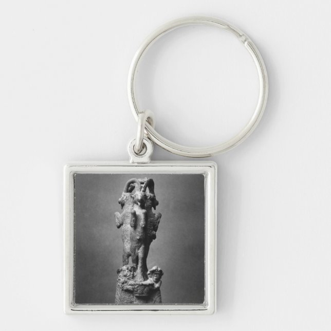 Cup stand made up of three ibexes keychain (Front)