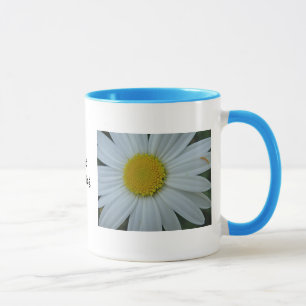cup white margerite: good morning