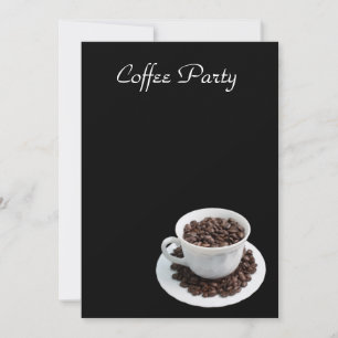 Cup with coffee beans