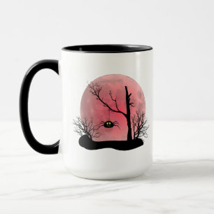 Cup with Halloween print