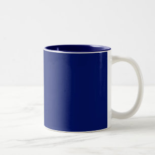 Cup with Navy Blue Background