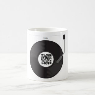 cup with personalized song by QR code
