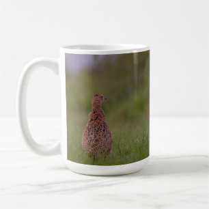 Cup with sweet hen pheasant and chicks