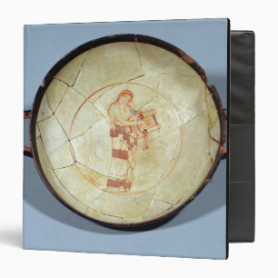 Cup without foot, standing Muse playing the lyre, Binder