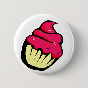 Cupcake 2 Inch Round Button
