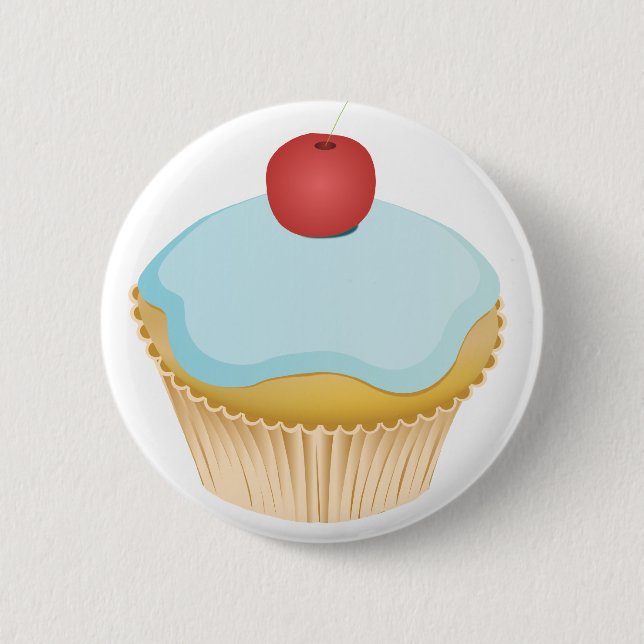Cupcake 2 Inch Round Button (Front)