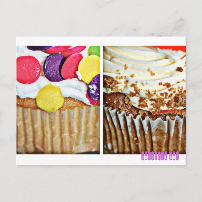 Cupcake Addict Postcard (Front)