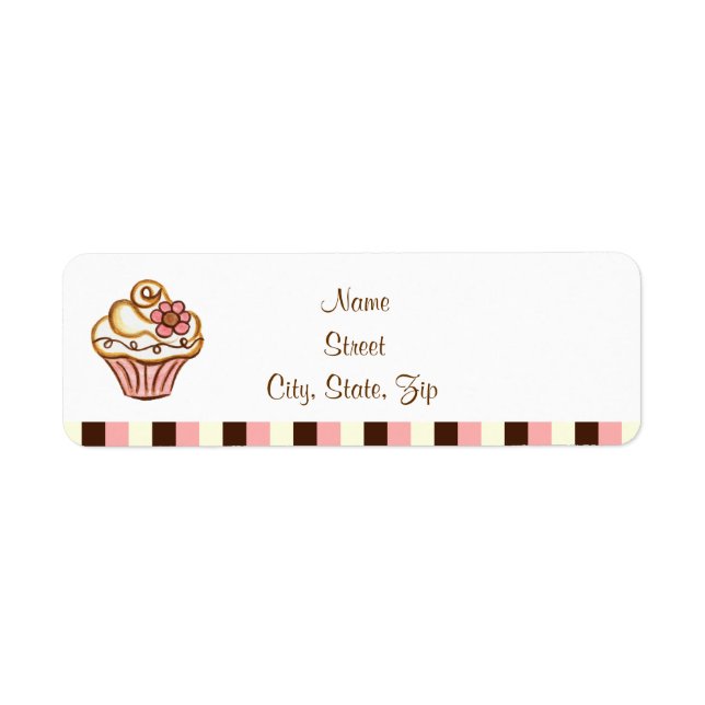 Cupcake  Address Labels (Front)