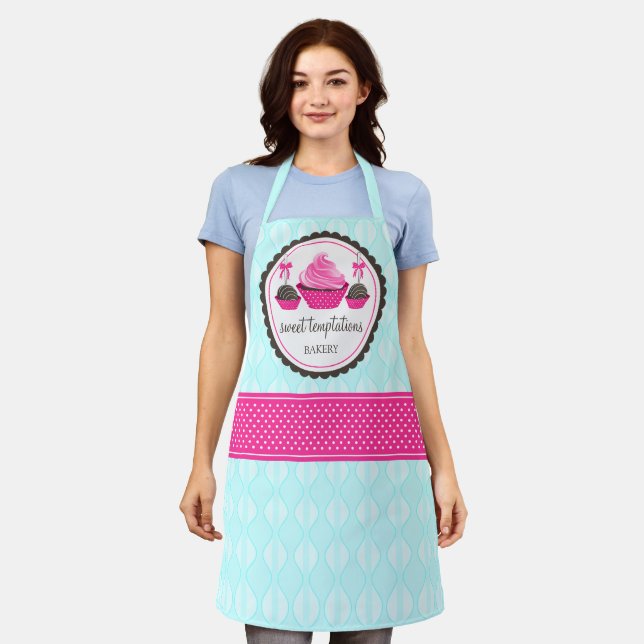 Cupcake and Cake Pops Apron (Worn)