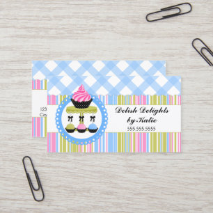 Cupcake and Cake Pops Bakery Business Card
