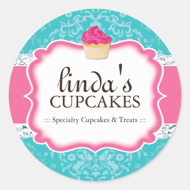 Cupcake and Dessert - Packaging Stickers (Front)