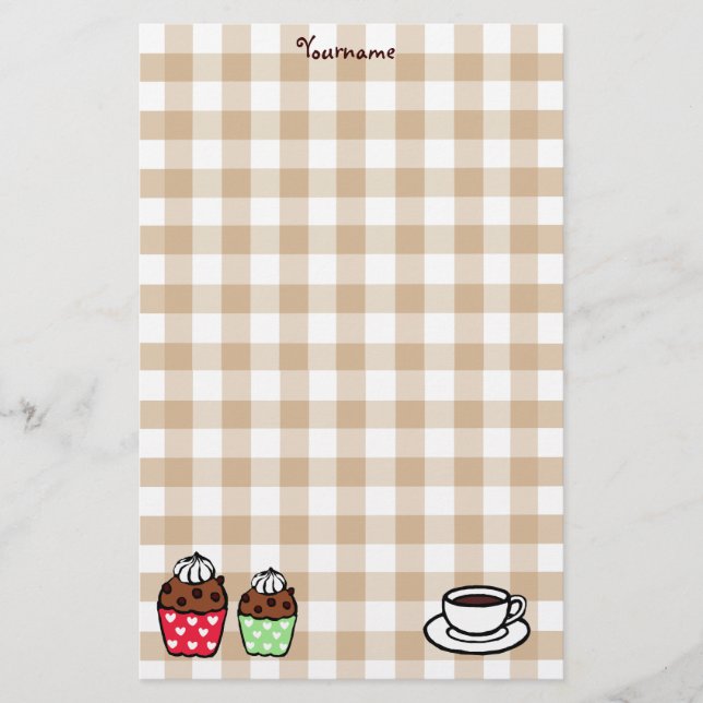 Cupcake and Gingham (Front)