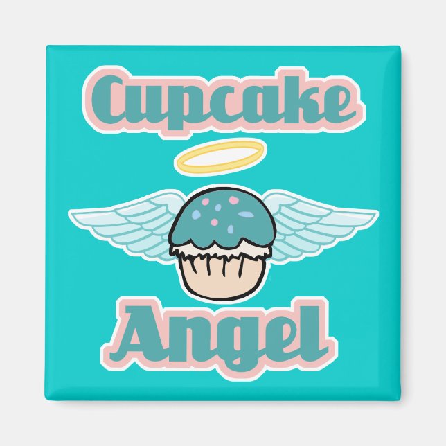 cupcake angel magnet (Front)