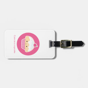 Cupcake, As cute as a cupcake Luggage Tag