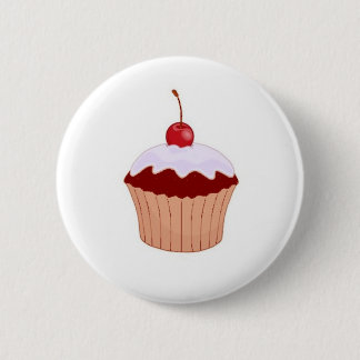 Cupcake Badge 2 Inch Round Button