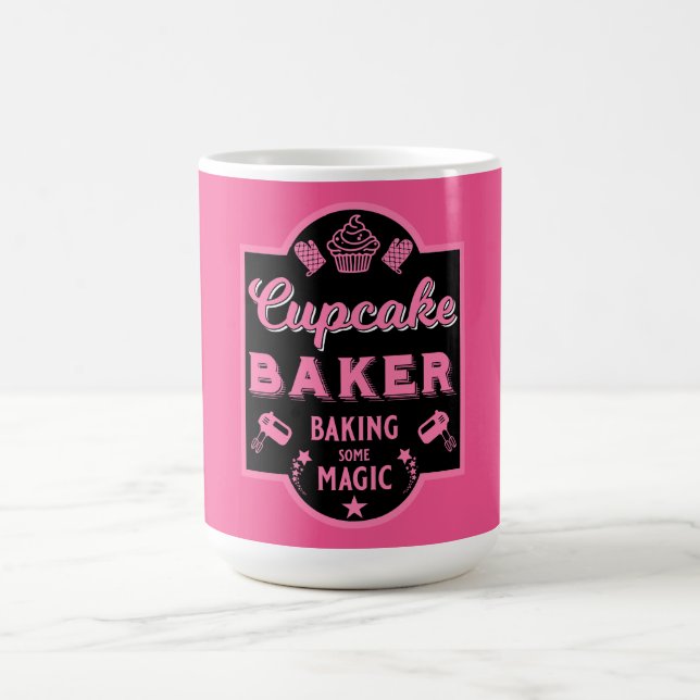 Cupcake Baker Accessories Magic Mug (Center)