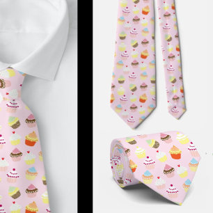 Cupcake Baker Bakery Gift Funny Neck Tie