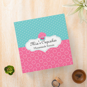 Cupcake Bakery 2 Inch Binder