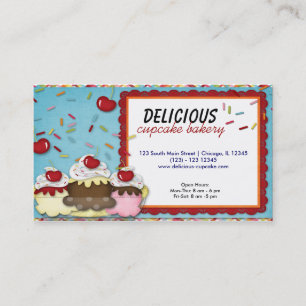 Cupcake Bakery Business Card