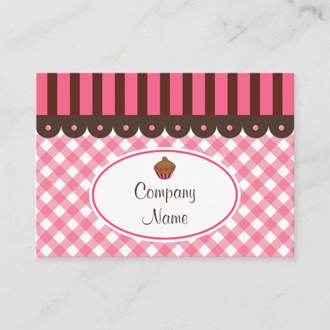 Cupcake Bakery Business Cards (Front)