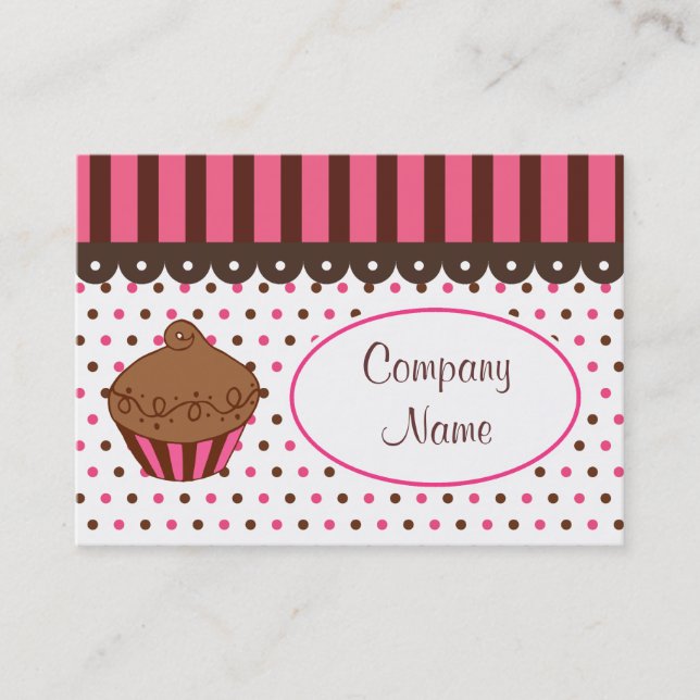 Cupcake Bakery Business Cards (Front)