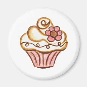 Cupcake Bakery Kitchen Magnet
