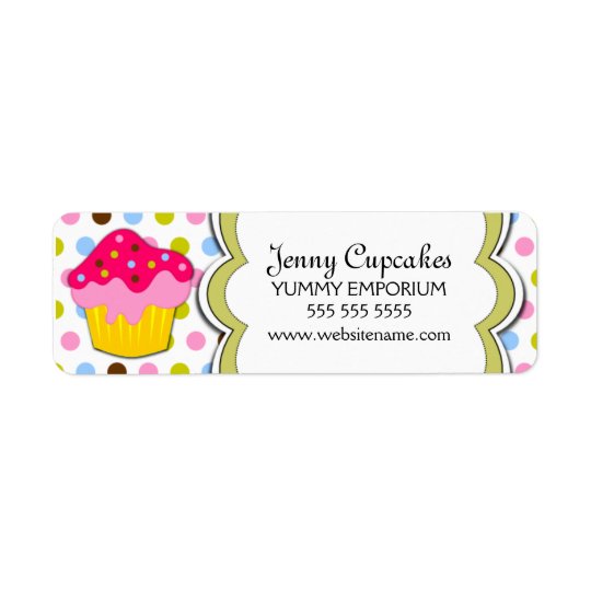 Cupcake Bakery Labels