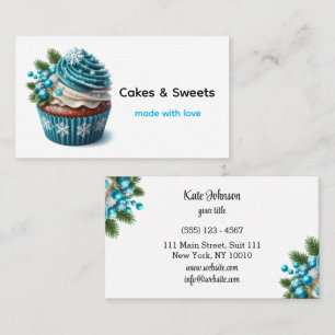 Cupcake Bakery Pastry Chef Catering Business Card
