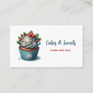 Cupcake Bakery Pastry Chef Catering Business Card
