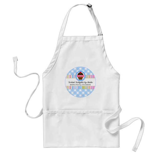 Cupcake Bakery Personalized Apron (Front)