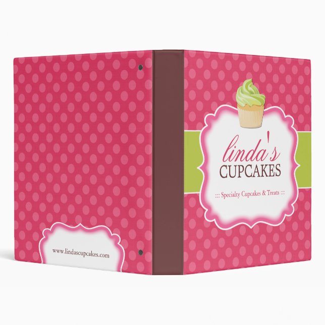 Cupcake - Bakery Portfolio Binder (Background)