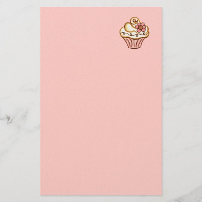 Cupcake Bakery Stationery (Front)