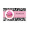 Cupcake Bakery Zebra Print Pink Elegant Modern