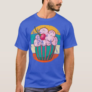 Cupcake Baking Baker Bakery Cake Vintage Retro  12 T-Shirt