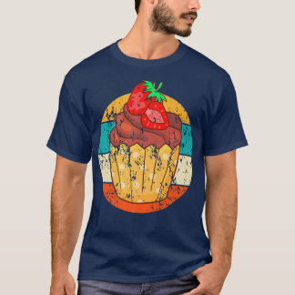 Cupcake Baking Baker Bakery Cake Vintage Retro 1 T-Shirt