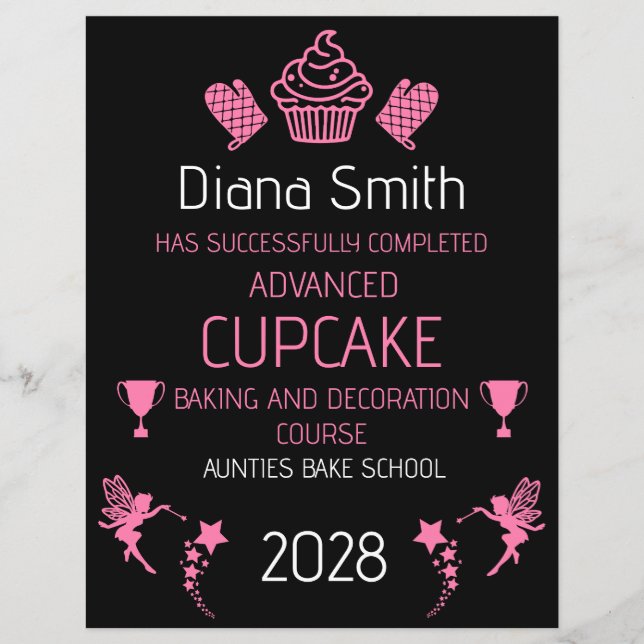 Cupcake Baking Course (Front)