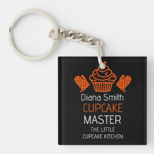 Cupcake Baking Course Keychain