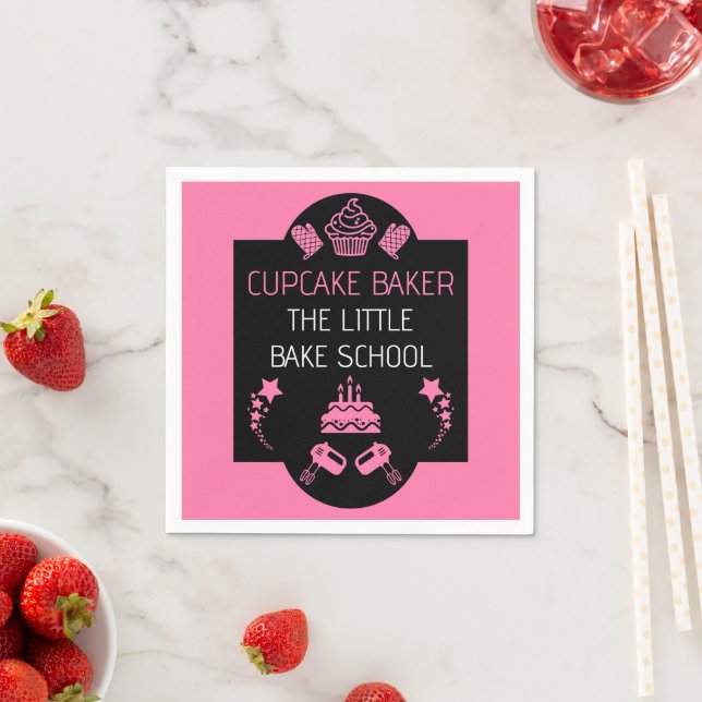 Cupcake Baking Course Napkin (Insitu)
