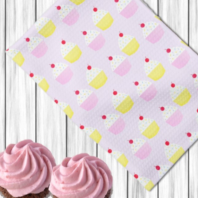 Cupcake Baking Kitchen Towel (Creator Uploaded)