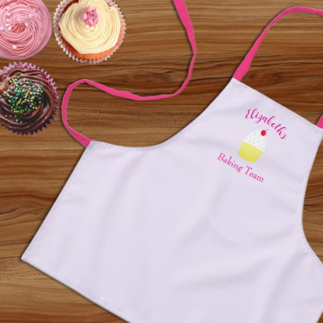 Cupcake Baking Team Birthday Apron (Creator Uploaded)