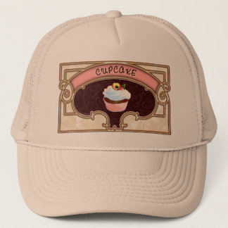 Cupcake Banner Victorian Style Trucker Hat