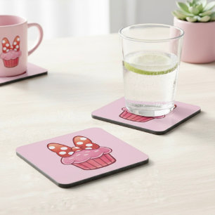 Cupcake Beverage Coaster