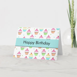 Cupcake Birthday Card
