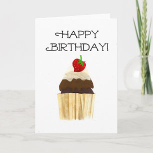 Cupcake Birthday Card