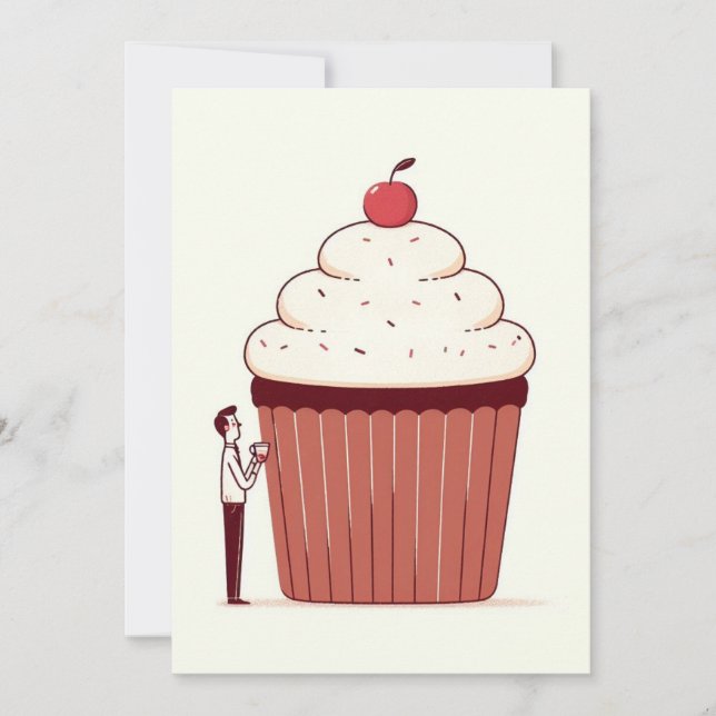 Cupcake Birthday Card (Front)