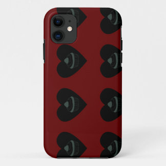 cupcake blood red black iPhone 11 case