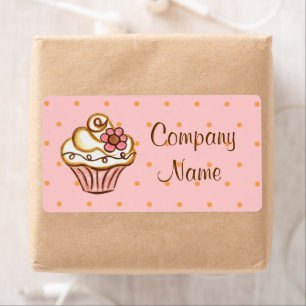 Cupcake Business Bakery Étiquettes
