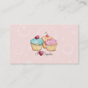 cupcake business card
