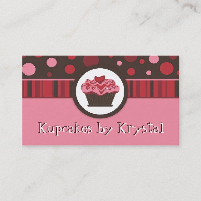 CUPCAKE BUSINESS CARD (Front)