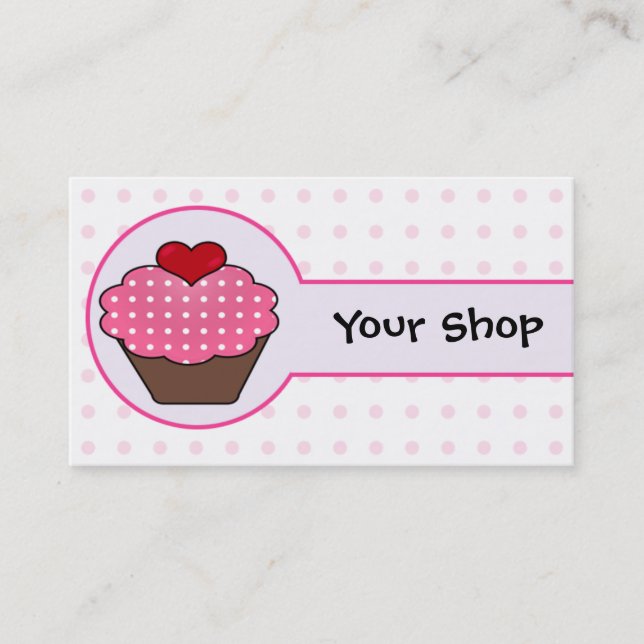 cupcake business Cards (Front)